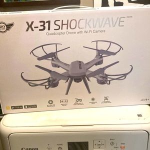 X31 SHOCKWAVE QUAD COPTER DRONE WITH WI FI CAMERA